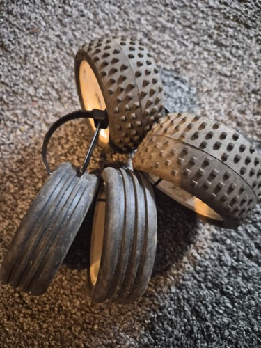 Vintage tamiya buggy wheels - rc,