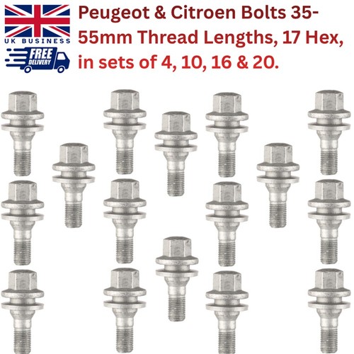 Set alloy wheel bolts flat - alloy,