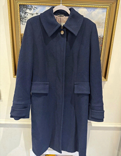 Maxmara blue wool twill long - maxmara,