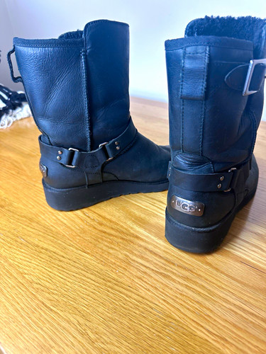 Ugg womens black leather - ugg,
