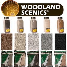 Woodland Scenics Fine Medium Coarse Ballast All Colours & Grades Bag Shaker