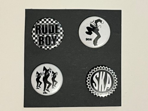 Ska pin badge set - x,