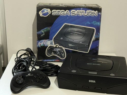 Sega saturn model boxed - sega,