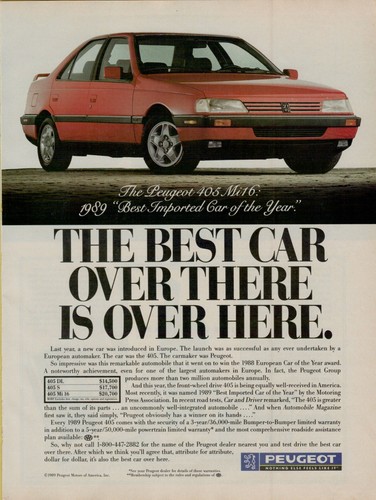 1989 peugeot 405 mi16 - 1989, best