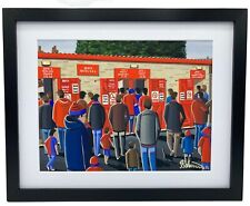 Dagenham & Redbridge,  Victoria Rd. Football Club F.C Art Print. 14" x 11" Frame