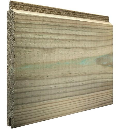 Shiplap treated redwood - treated,