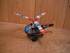 Yoshizawa tinplate made in Japan Helicopter friction drive (g021)