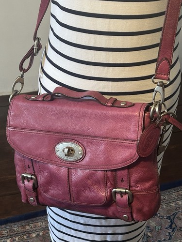 Fossil maddox pink leather - pink,