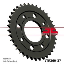 JT Rear Sprocket 37/428 Black