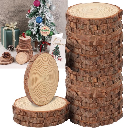 30pcs wooden slices - slices, 9-10cm