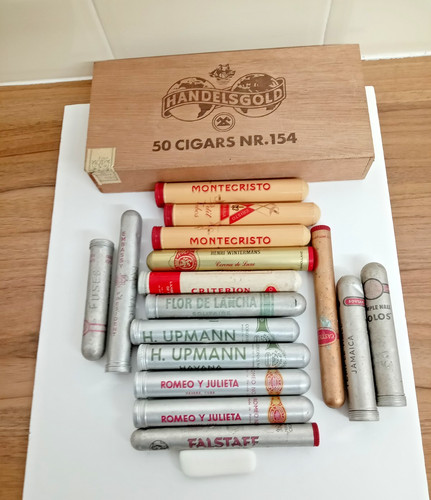 Vintage handelsgold cigar box - handelsgold,