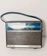 Vintage Philco Model T-160 Solid State MW/LW Small Portable Radio - Untested