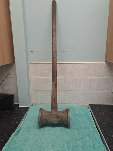 Vintage solid alluminium post - alluminium,