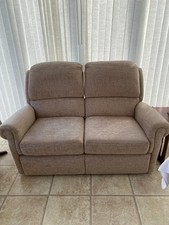 2 Seater Recliner Sofa Beige
