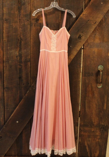 Vintage pink dress gunne - vintage,