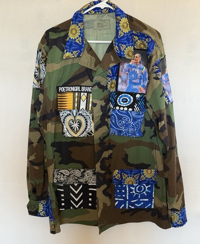 Camo jacket handmade size - jacket,