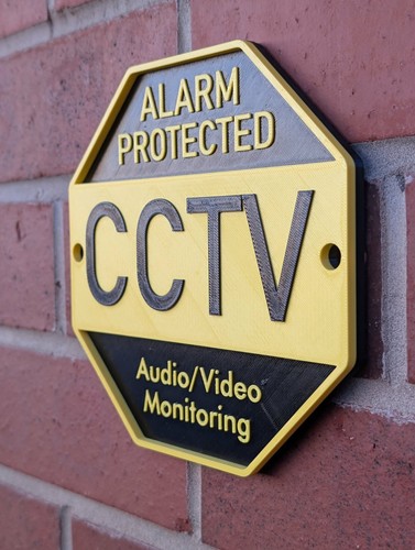 Cctv alarm sercurity sign - alarm,