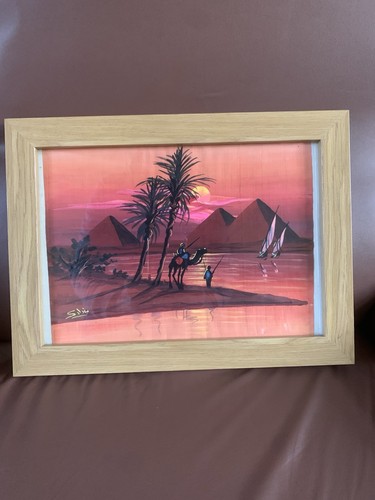 Oil canvas egyptian - oil,