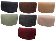 Plain Soft Chenille Standard or Jumbo Chairback Antimacassar Furniture Protector