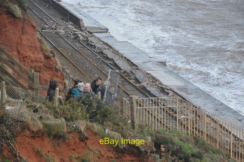 Photo 6x4 dawlish railway - railway, &
