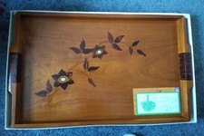 Kakunodate Town Japanese CherryWood Laminated Tray Original Box
