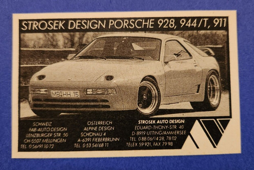 Strosek porsche car design - porsche,