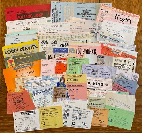 Original concert tickets - concert,