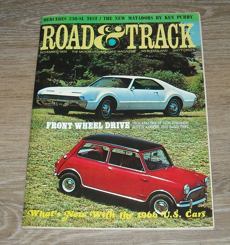 November 1965 road track - november,