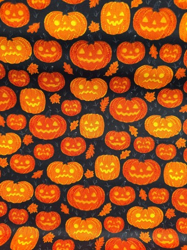 100 cotton fabric halloween - fabric,