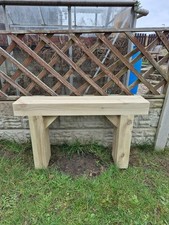 Rustic Wooden Garden Bench