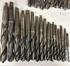 USED HSS TAPER SHANK DRILLS