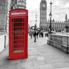 Red English British Telephone