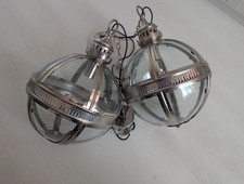 Silver Glass Ball Light /