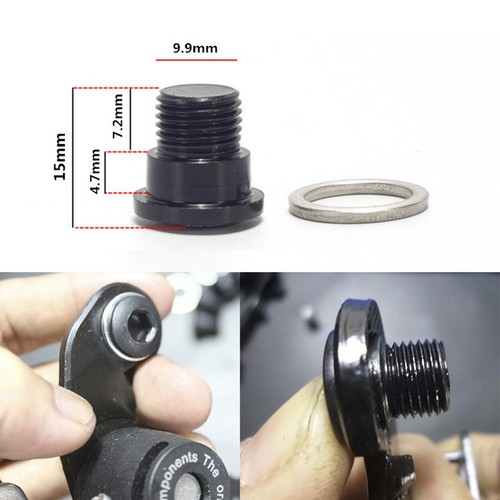 Rear fixing bolt - fixing, derailleur
