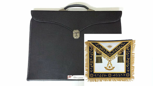 Masonic past master apron navy - master,