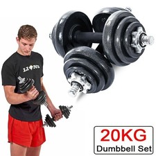 LIONS IRON 20KG DUMBBELLS SET