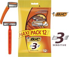 Pack of 12 BIC 3 Sensitive
