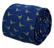 Frederick Thomas navy blue tie