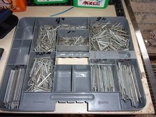 Meccano 3.5" Round Metal Axle Rods x 12 - Part 16 - Taken From This Storage Box