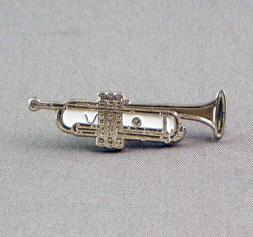 Chrome plated trumpet - chrome,
