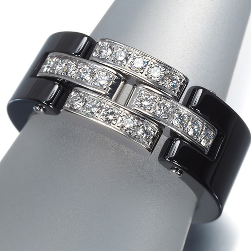 Auth cartier ring diamond - cartier,