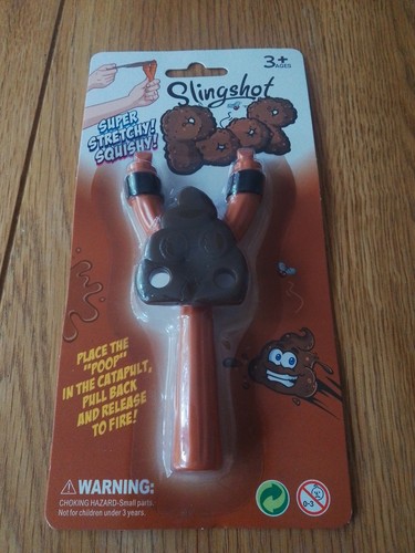 Poo slingshot toy - poo,