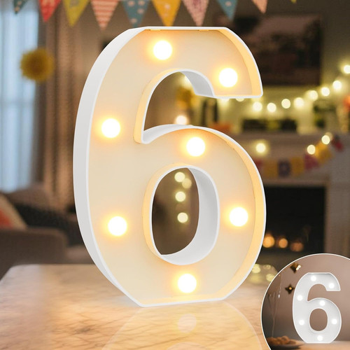 Led light marquee - light, numbers