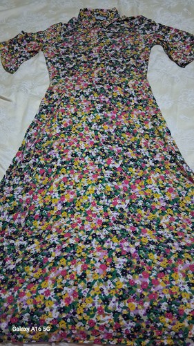 Jigsaw floral midi - dress, uk