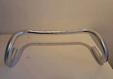 Nitto B132AAF Randonneur 26mm Clamp 440mm Wide Handlebars In Silver