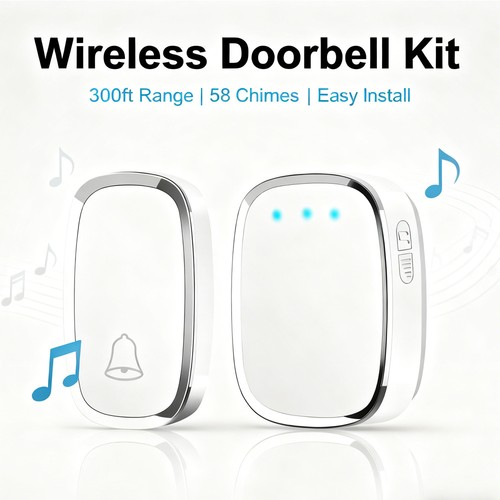 Cordless doorbell waterproof - cordless,