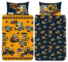 JCB Single Duvet Cover - My