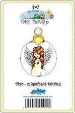 TATTY BUTTON Mounted Stamp