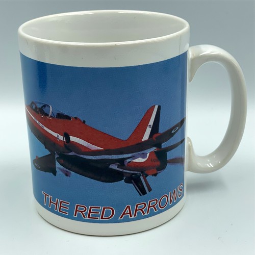 Vintage raf red arrows mug - arrows,
