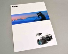 Nikon F80 Film SLR Brochure, 16 Page, A4, in English, Printed in Japan 2000